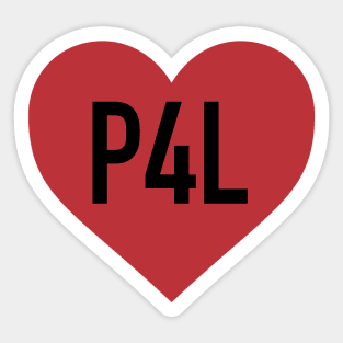 P4L- Pogue for Life Sticker